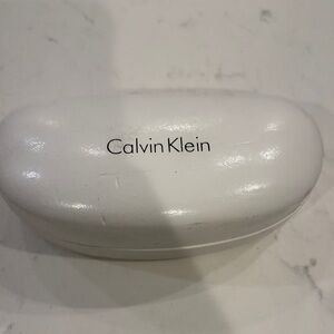 Calvin Klein White Sunglass case